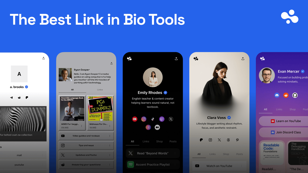 11 Best Link in Bio Tools (2026): Prices and Fees