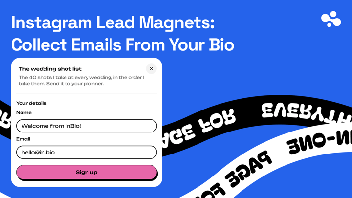 Instagram Lead Magnets: Collect Emails From Your Bio